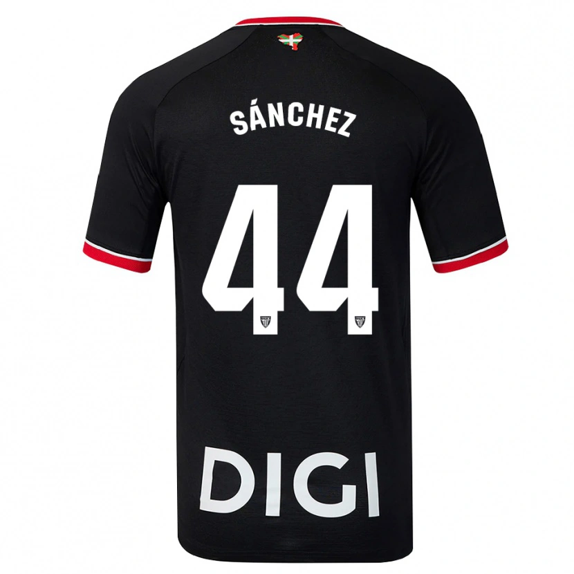 Danxen Homem Camisola Selton Sánchez #44 Preto Branco Vermelho Alternativa 2026/27 Camisa
