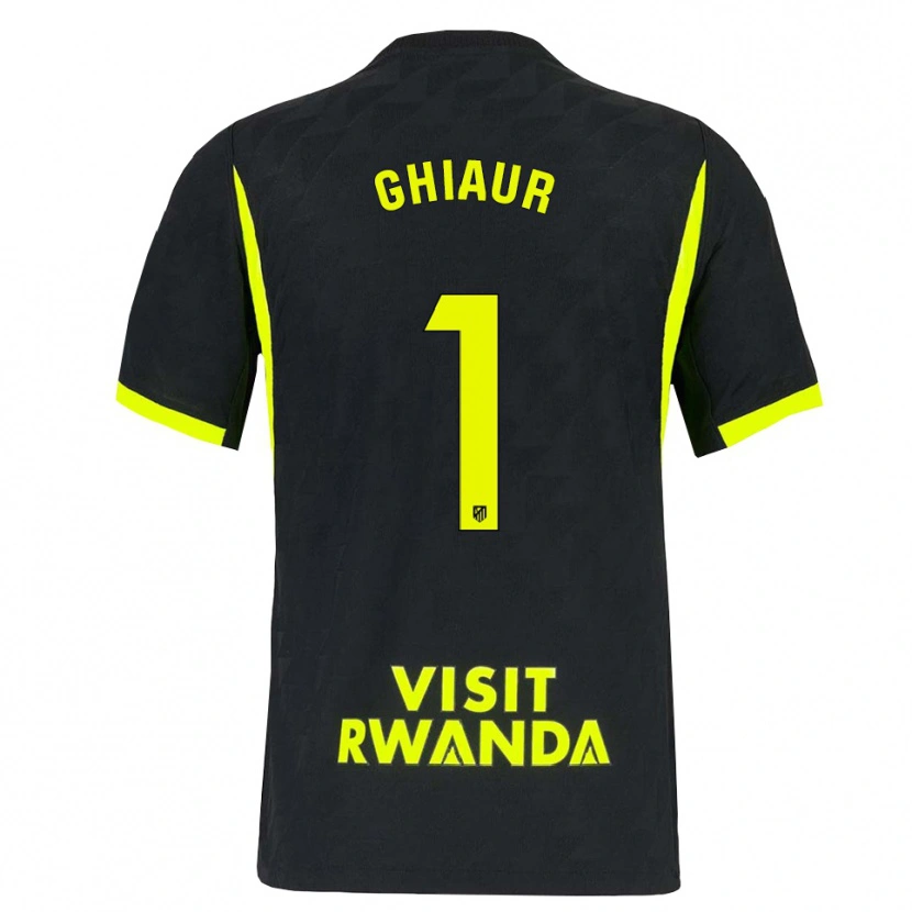 Danxen Homem Camisola Octavian Ghiaur #1 Verde Brilhante Preto Alternativa 2026/27 Camisa