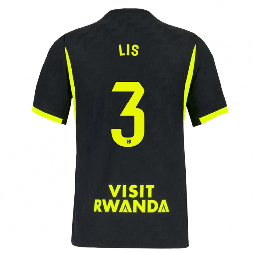 Danxen Homem Camisola Adrian Lis #3 Verde Brilhante Preto Alternativa 2026/27 Camisa