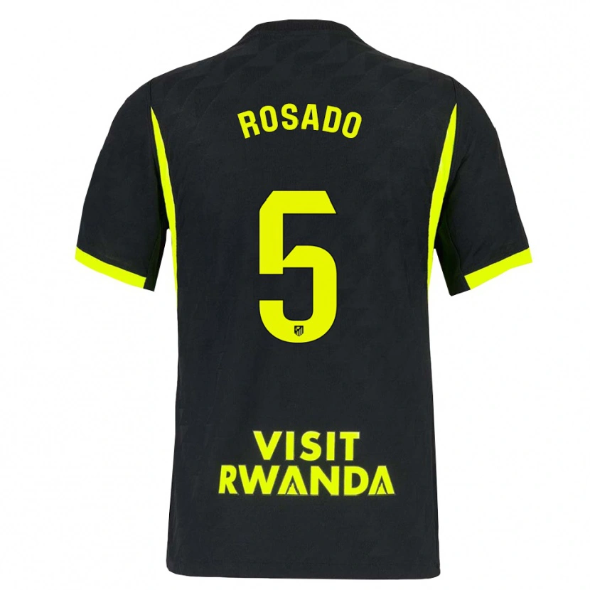 Danxen Homem Camisola Diego Rosado #5 Verde Brilhante Preto Alternativa 2026/27 Camisa