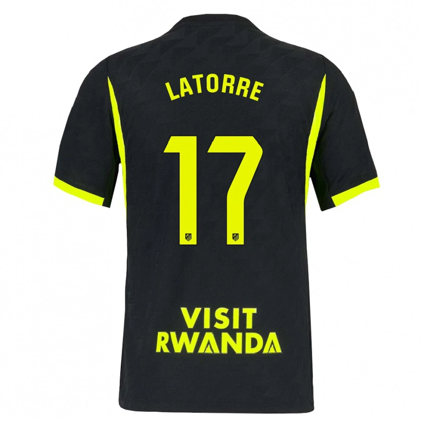 Danxen Homem Camisola Barbara Latorre #17 Verde Brilhante Preto Alternativa 2026/27 Camisa