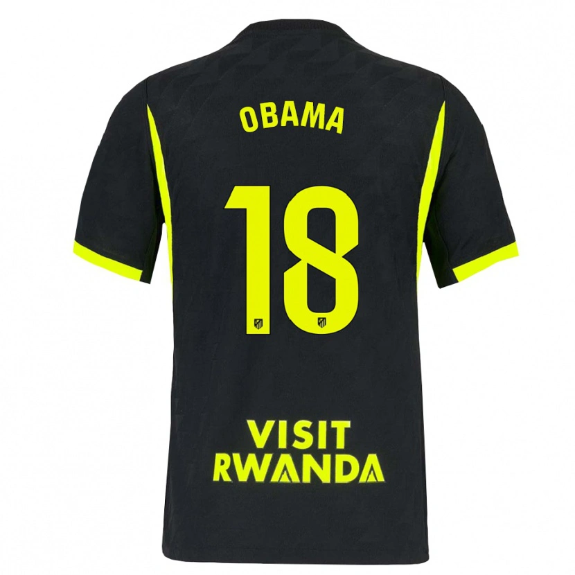 Danxen Homem Camisola Gabriel Obama #18 Verde Brilhante Preto Alternativa 2026/27 Camisa