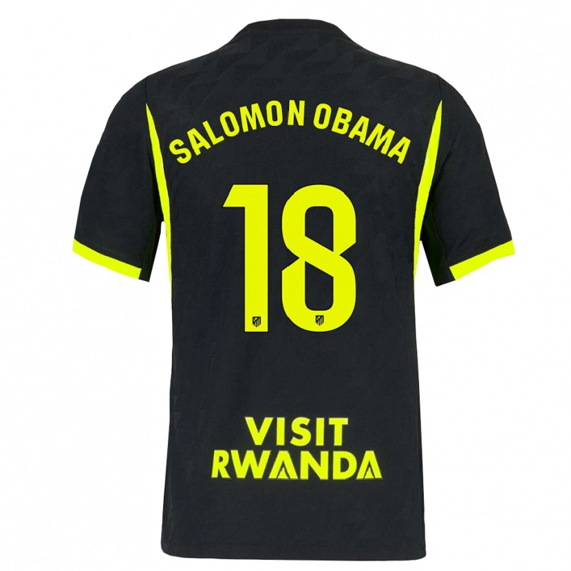 Danxen Homem Camisola Salomon Obama #18 Verde Brilhante Preto Alternativa 2026/27 Camisa
