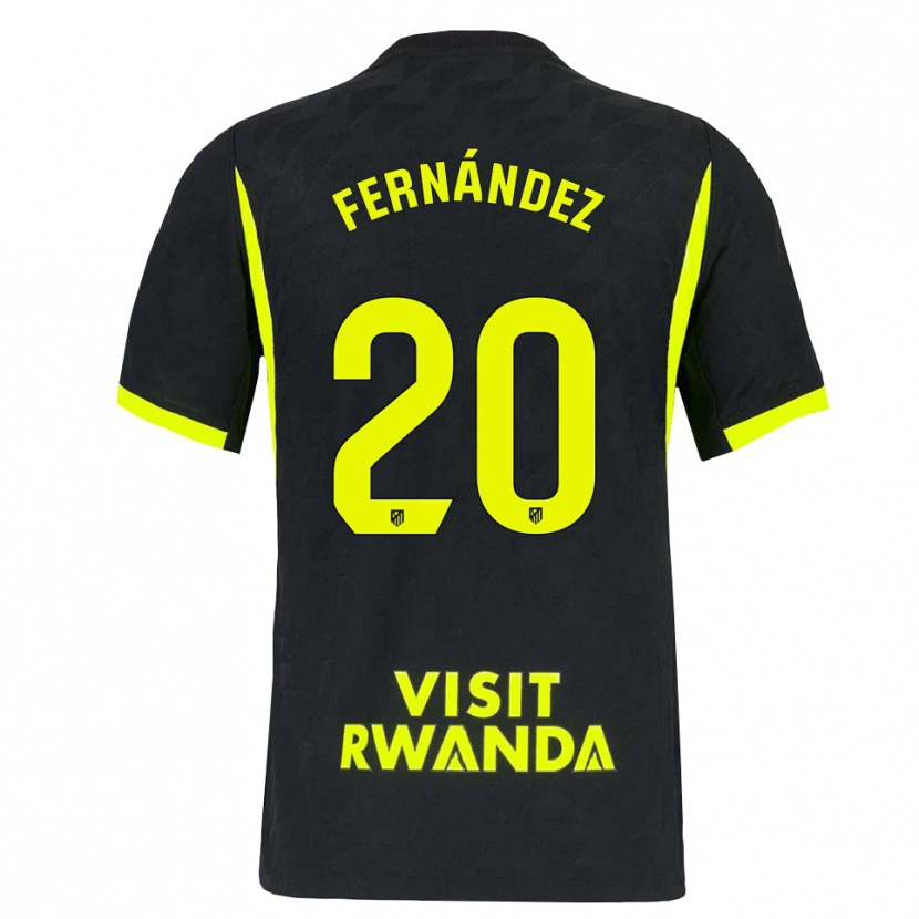 Danxen Homem Camisola Mattías Fernández #20 Verde Brilhante Preto Alternativa 2026/27 Camisa