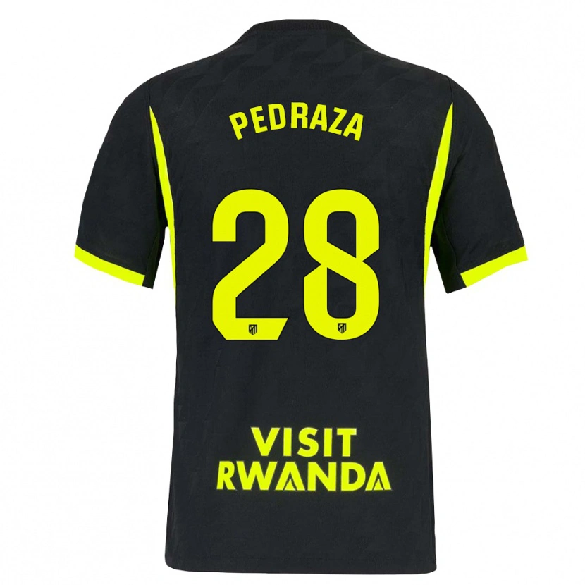 Danxen Homem Camisola Alfredo Pedraza #28 Verde Brilhante Preto Alternativa 2026/27 Camisa