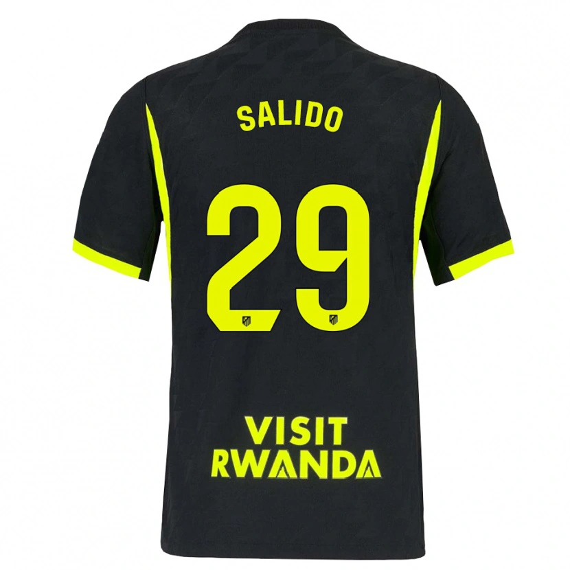 Danxen Homem Camisola Alberto Salido #29 Verde Brilhante Preto Alternativa 2026/27 Camisa