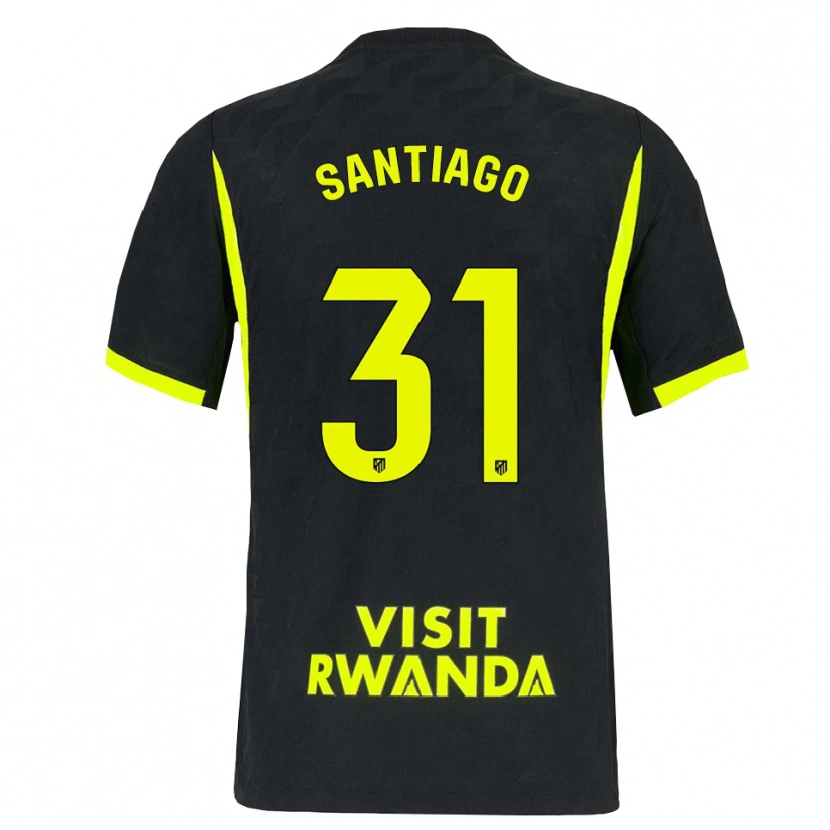 Danxen Homem Camisola Abraham Santiago #31 Verde Brilhante Preto Alternativa 2026/27 Camisa