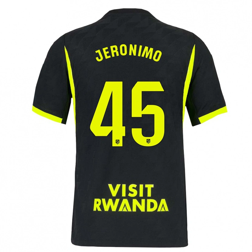 Danxen Homem Camisola Isaiah Jeronimo #45 Verde Brilhante Preto Alternativa 2026/27 Camisa