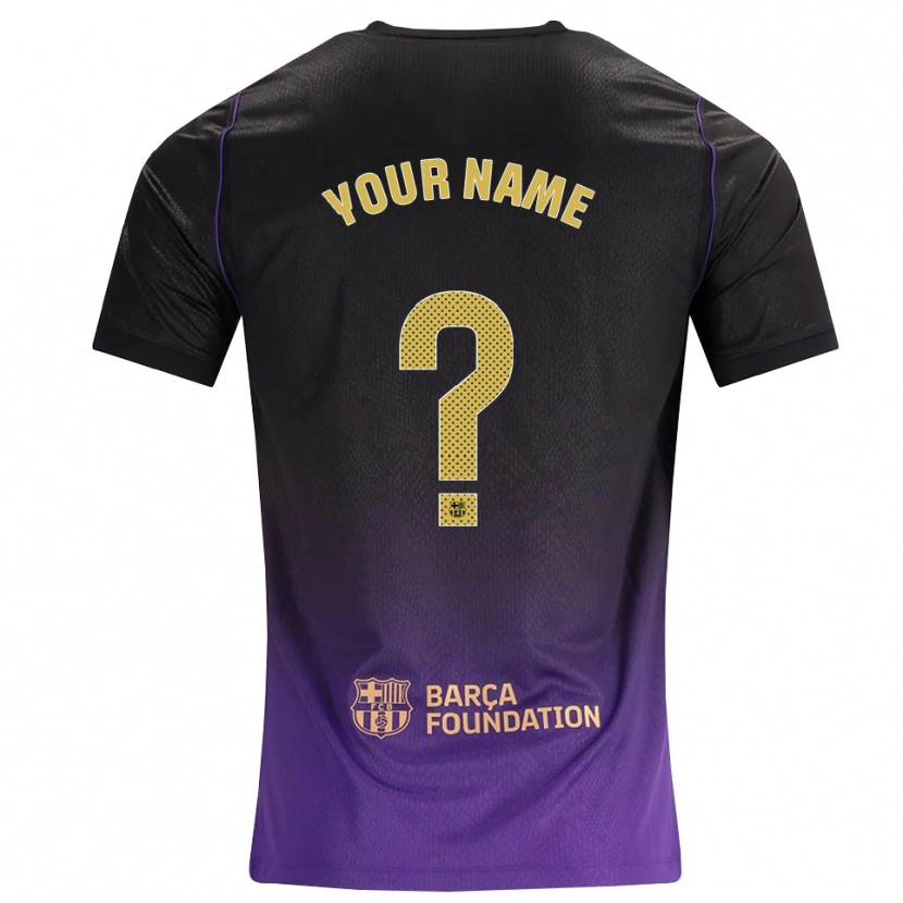 Danxen Homem Camisola Seu Nome #0 Roxo Amarelo Preto Alternativa 2026/27 Camisa