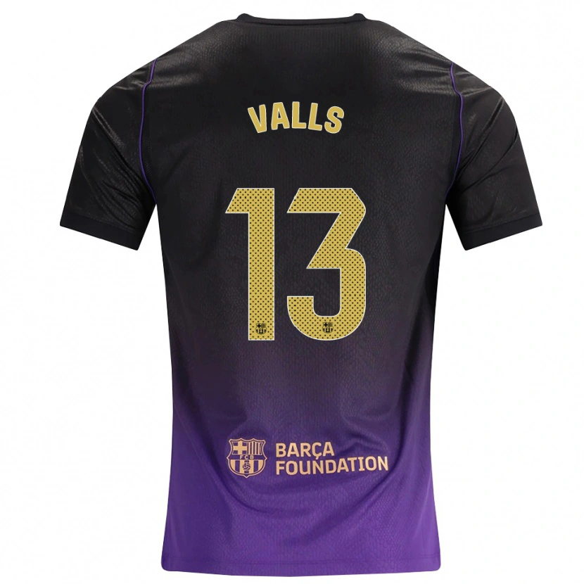 Danxen Homem Camisola Gerard Valls #13 Roxo Amarelo Preto Alternativa 2026/27 Camisa
