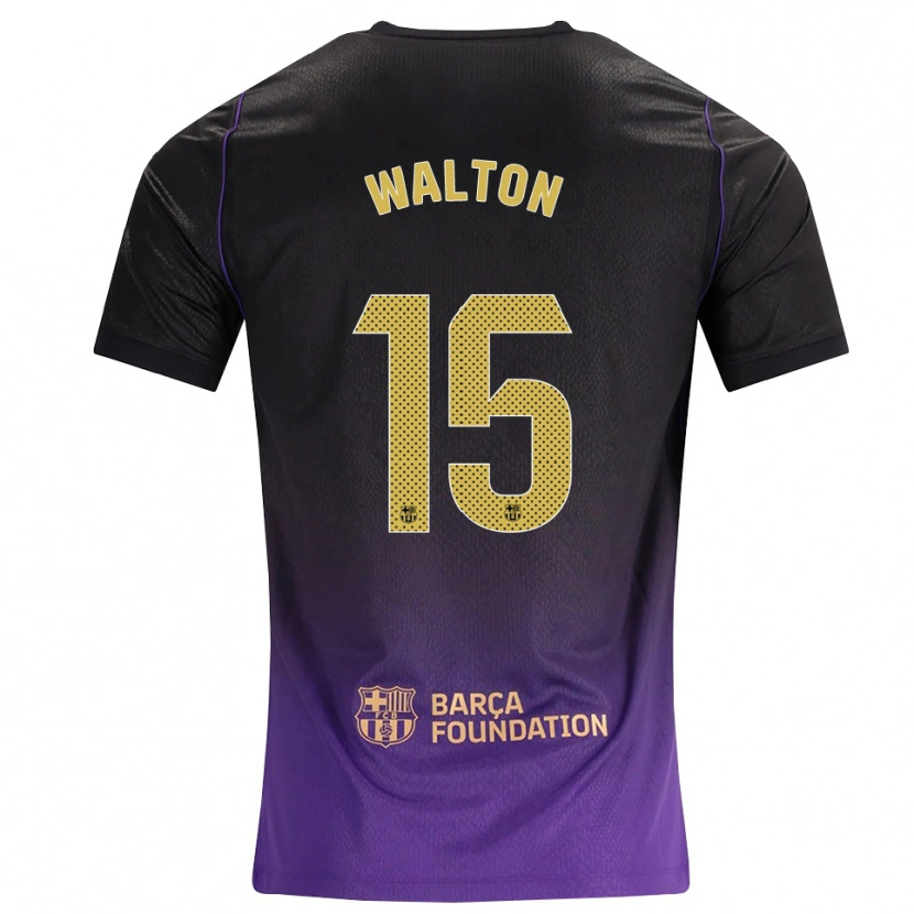 Danxen Homem Camisola Alex Walton #15 Roxo Amarelo Preto Alternativa 2026/27 Camisa