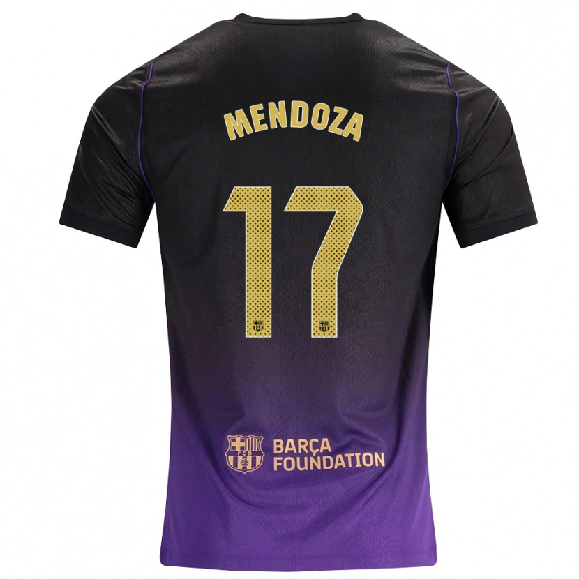 Danxen Homem Camisola Byron Mendoza #17 Roxo Amarelo Preto Alternativa 2026/27 Camisa