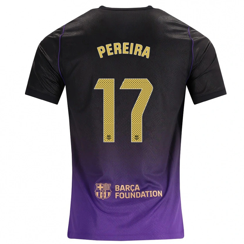Danxen Homem Camisola Andrea Pereira #17 Roxo Amarelo Preto Alternativa 2026/27 Camisa