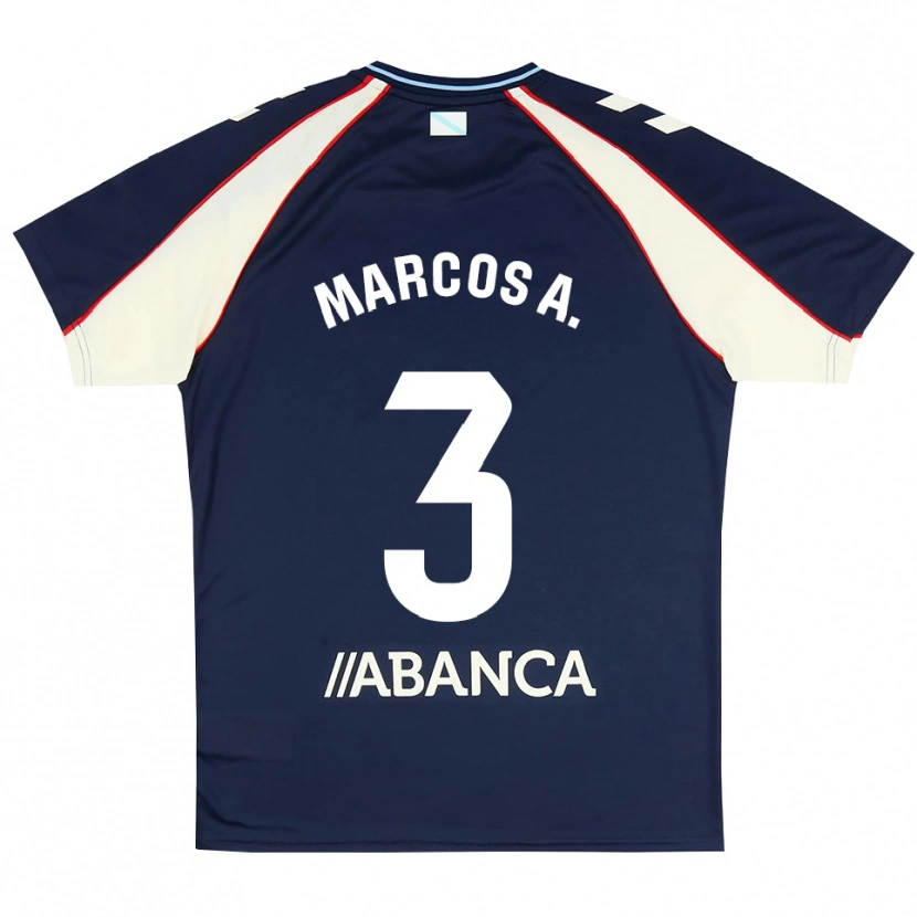 Danxen Homem Camisola Marcos Alonso #3 Azul Real Vermelho Branco Alternativa 2026/27 Camisa