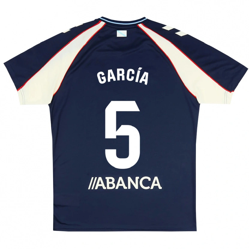 Danxen Homem Camisola Noa García #5 Azul Real Vermelho Branco Alternativa 2026/27 Camisa