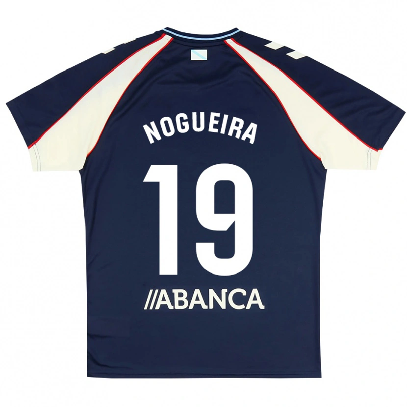 Danxen Homem Camisola María Nogueira #19 Azul Real Vermelho Branco Alternativa 2026/27 Camisa