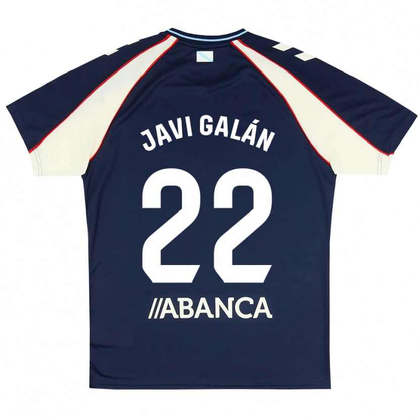 Danxen Homem Camisola Javi Galán #22 Azul Real Vermelho Branco Alternativa 2026/27 Camisa