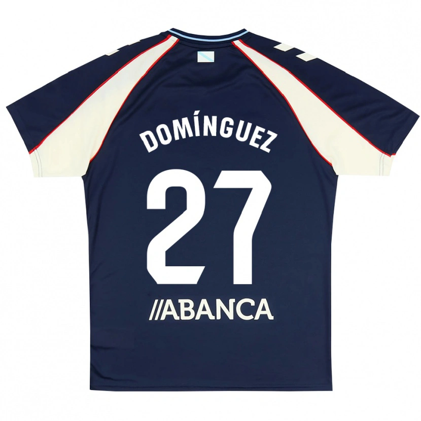 Danxen Homem Camisola Emma Domínguez #27 Azul Real Vermelho Branco Alternativa 2026/27 Camisa
