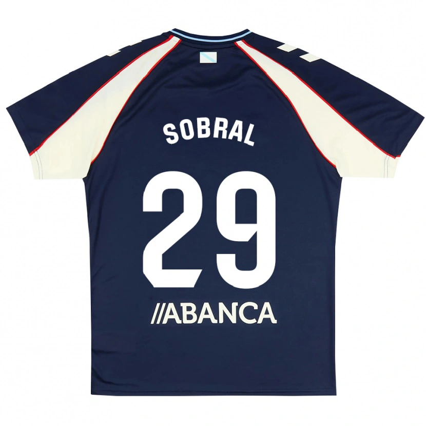 Danxen Homem Camisola Mateo Sobral #29 Azul Real Vermelho Branco Alternativa 2026/27 Camisa