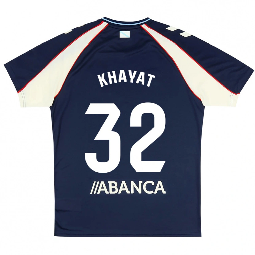 Danxen Homem Camisola Anthony Khayat #32 Azul Real Vermelho Branco Alternativa 2026/27 Camisa