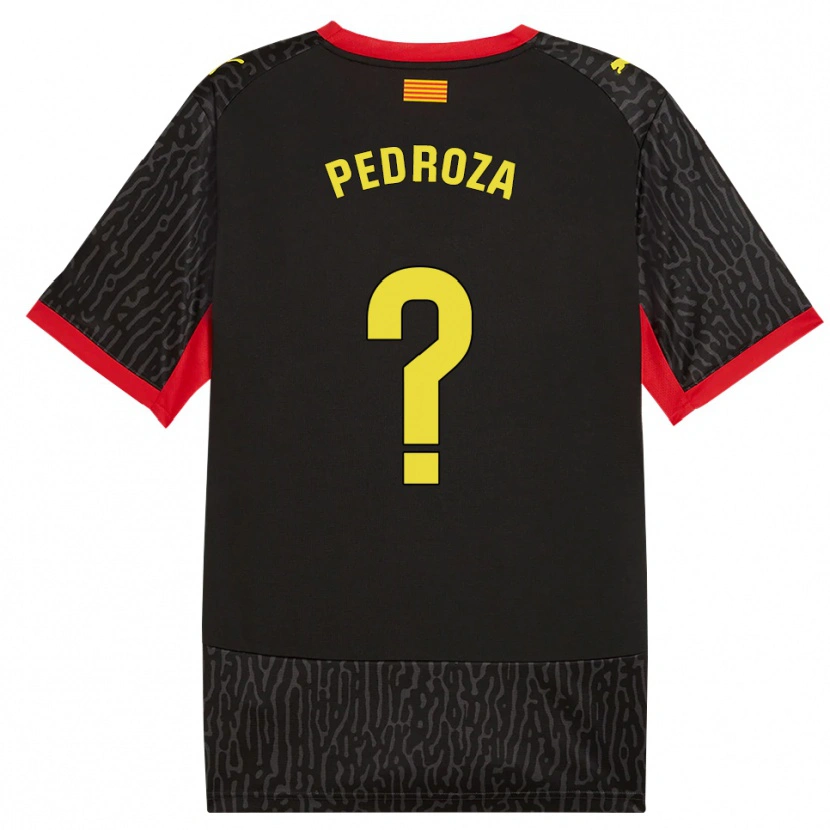 Danxen Homem Camisola Gerardo Pedroza #0 Preto Amarelo Vermelho Alternativa 2026/27 Camisa