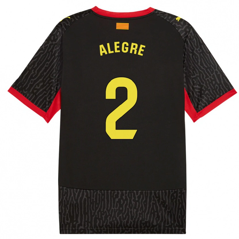 Danxen Homem Camisola Marc Alegre #2 Preto Amarelo Vermelho Alternativa 2026/27 Camisa