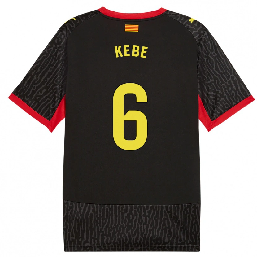 Danxen Homem Camisola Ibrahima Kébé #6 Preto Amarelo Vermelho Alternativa 2026/27 Camisa