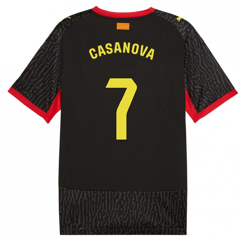 Danxen Homem Camisola Àstrid Casanova #7 Preto Amarelo Vermelho Alternativa 2026/27 Camisa