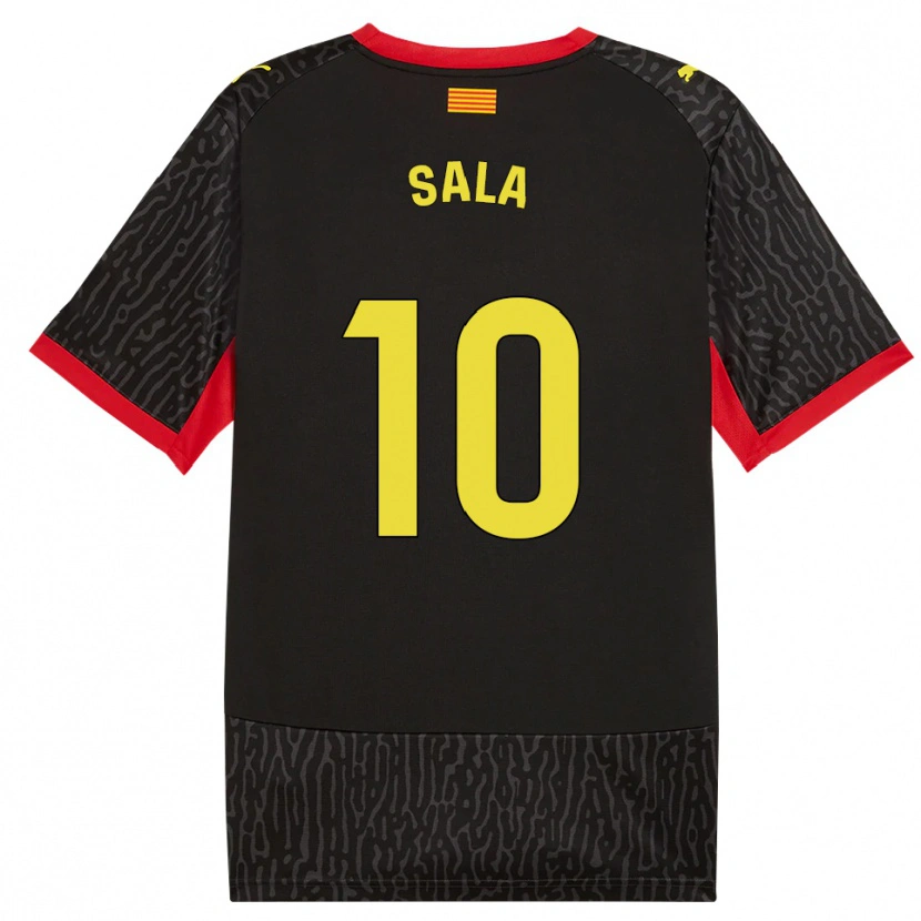 Danxen Homem Camisola Georgina Sala #10 Preto Amarelo Vermelho Alternativa 2026/27 Camisa