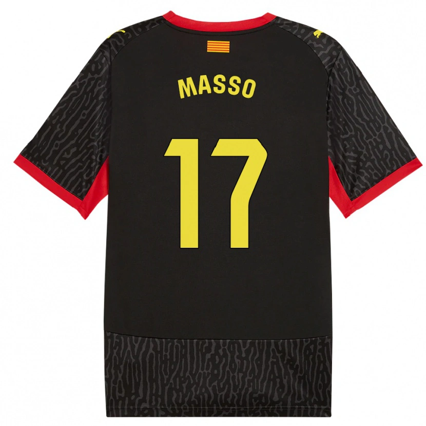 Danxen Homem Camisola Ainoa Massó #17 Preto Amarelo Vermelho Alternativa 2026/27 Camisa