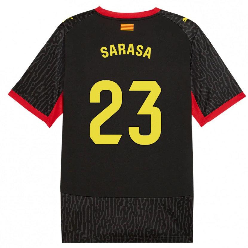 Danxen Homem Camisola Javi Sarasa #23 Preto Amarelo Vermelho Alternativa 2026/27 Camisa