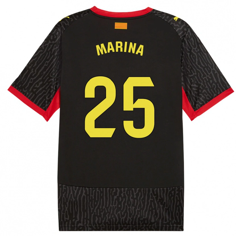 Danxen Homem Camisola Sergi Marina #25 Preto Amarelo Vermelho Alternativa 2026/27 Camisa