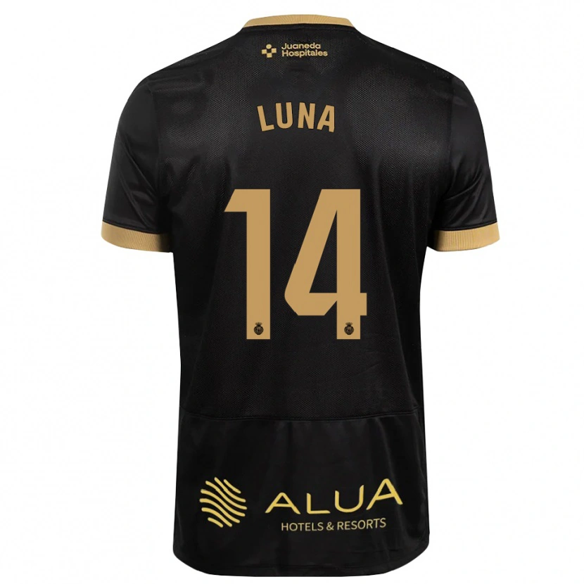 Danxen Homem Camisola Daniel Luna #14 Preto Marrom Claro De Sândalo Madeira Alternativa 2026/27 Camisa