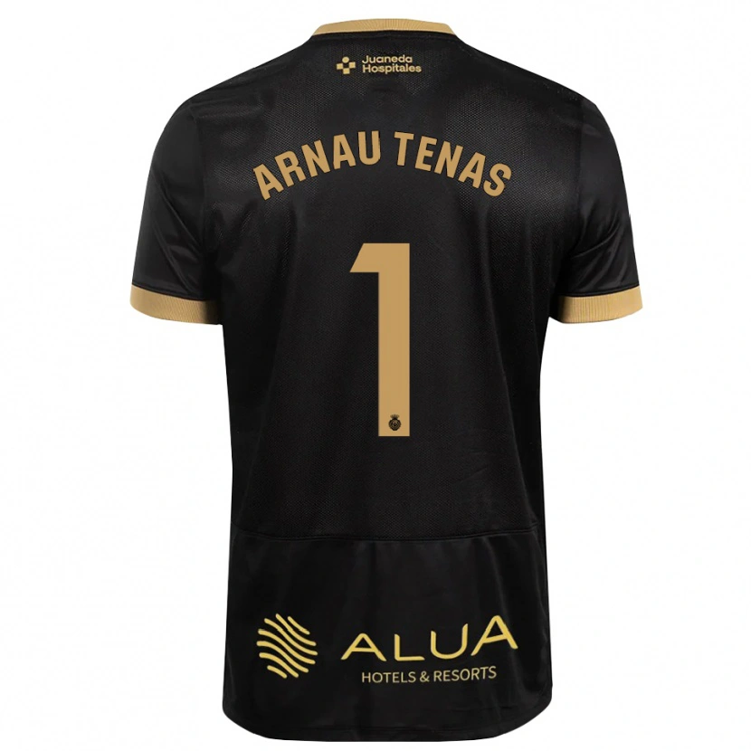 Danxen Homem Camisola Arnau Tenas #1 Preto Marrom Claro De Sândalo Madeira Alternativa 2026/27 Camisa
