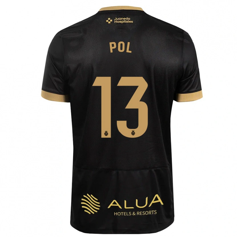 Danxen Homem Camisola Joan Pol #13 Preto Marrom Claro De Sândalo Madeira Alternativa 2026/27 Camisa