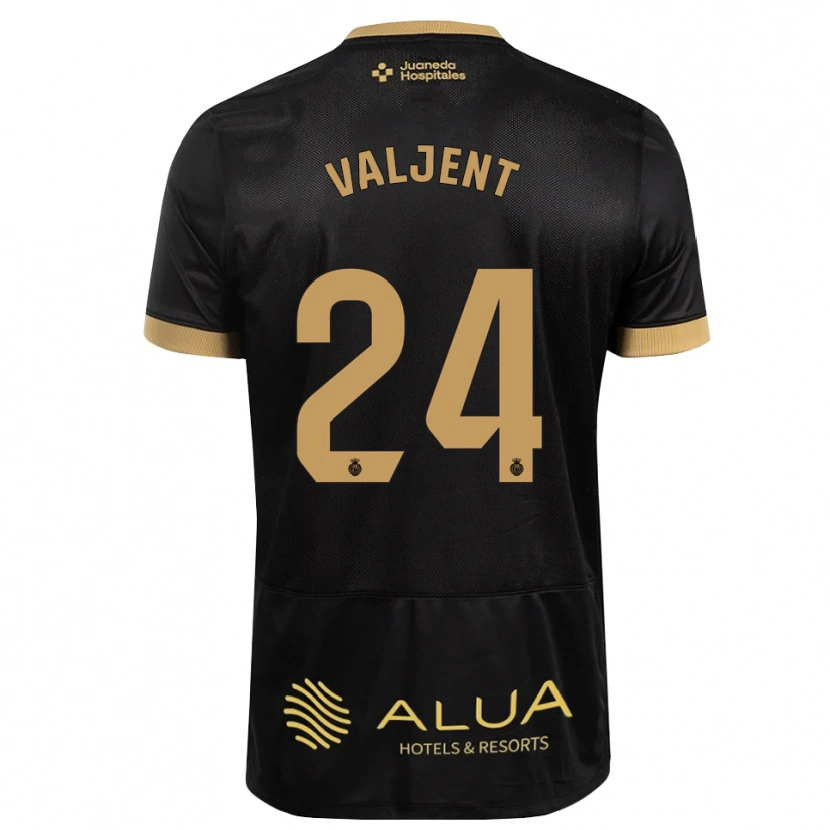 Danxen Homem Camisola Martin Valjent #24 Preto Marrom Claro De Sândalo Madeira Alternativa 2026/27 Camisa