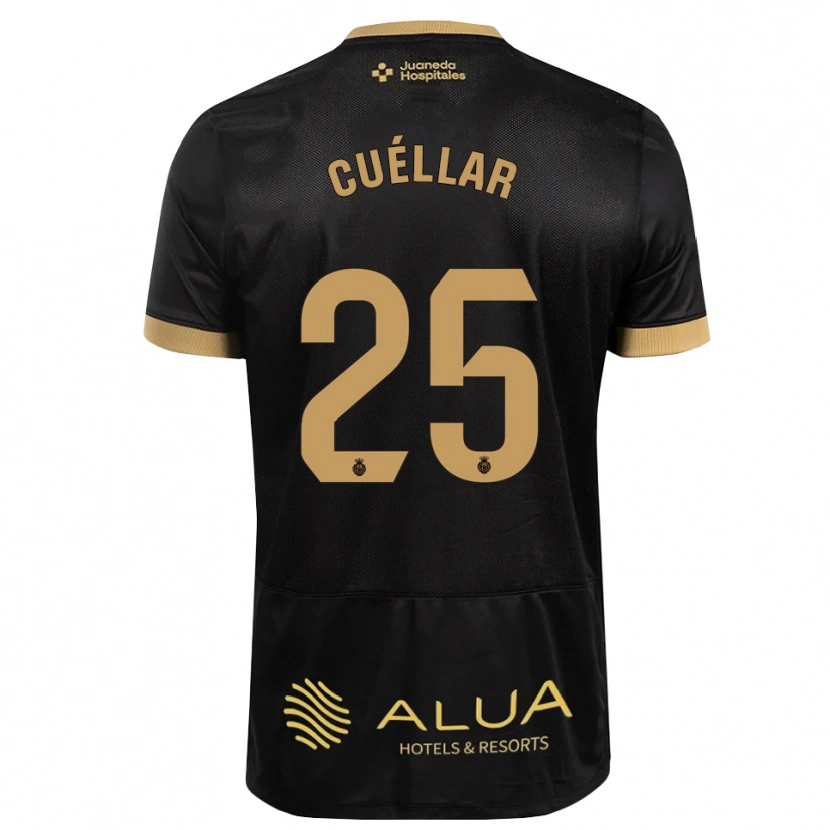 Danxen Homem Camisola Iván Cuéllar #25 Preto Marrom Claro De Sândalo Madeira Alternativa 2026/27 Camisa