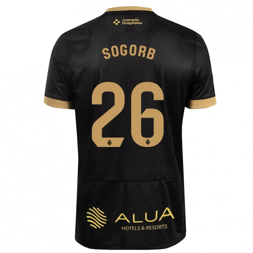 Danxen Homem Camisola Carles Sogorb #26 Preto Marrom Claro De Sândalo Madeira Alternativa 2026/27 Camisa
