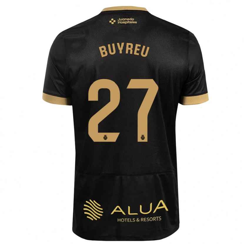 Danxen Homem Camisola Jan Buyreu #27 Preto Marrom Claro De Sândalo Madeira Alternativa 2026/27 Camisa