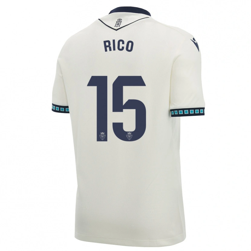 Danxen Homem Camisola Diego Rico #15 Branco Preto Azul Céu Claro Alternativa 2026/27 Camisa