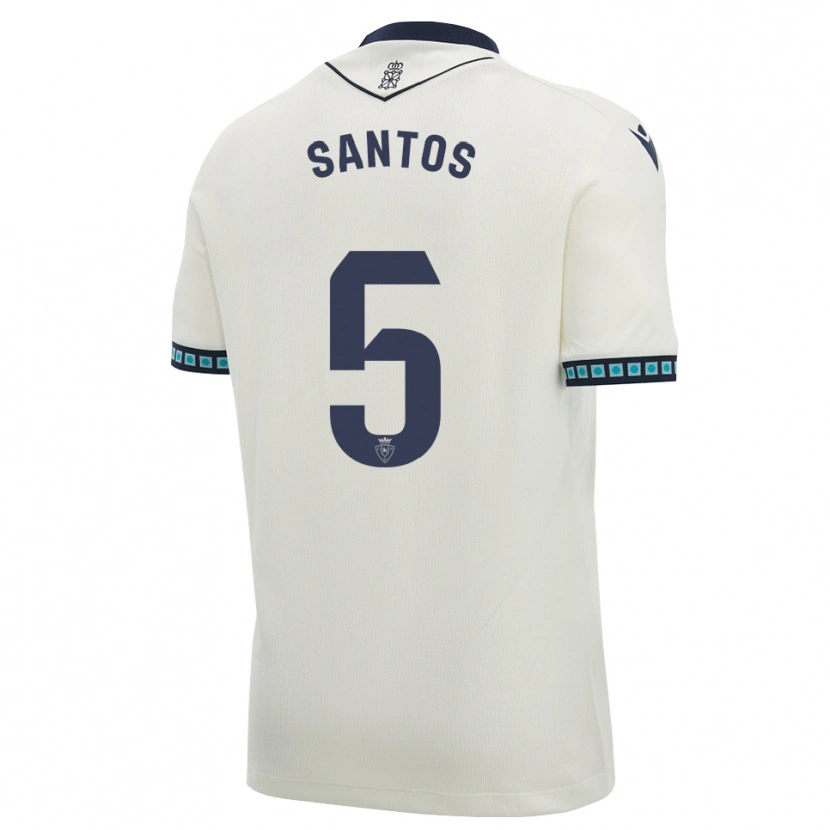 Danxen Homem Camisola Unai Santos #5 Branco Preto Azul Céu Claro Alternativa 2026/27 Camisa