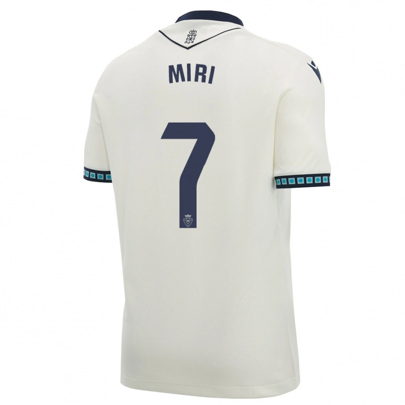 Danxen Homem Camisola Miriam Rivas Pinto #7 Branco Preto Azul Céu Claro Alternativa 2026/27 Camisa