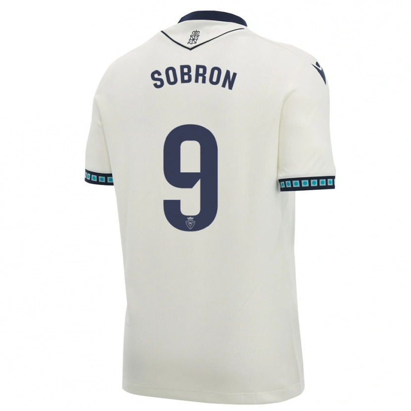 Danxen Homem Camisola Carmen Sobrón Olarte #9 Branco Preto Azul Céu Claro Alternativa 2026/27 Camisa