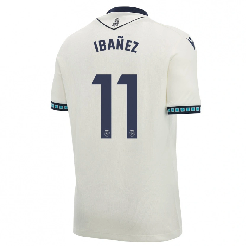 Danxen Homem Camisola Lucas Ibañez #11 Branco Preto Azul Céu Claro Alternativa 2026/27 Camisa