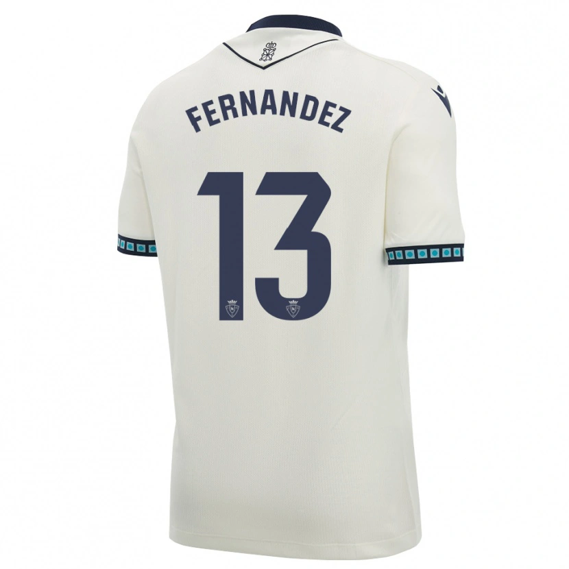 Danxen Homem Camisola Aitor Fernández #13 Branco Preto Azul Céu Claro Alternativa 2026/27 Camisa
