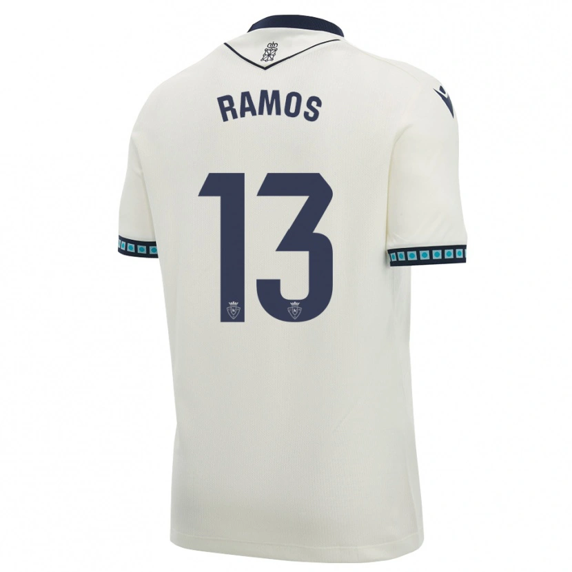 Danxen Homem Camisola Darío Ramos #13 Branco Preto Azul Céu Claro Alternativa 2026/27 Camisa