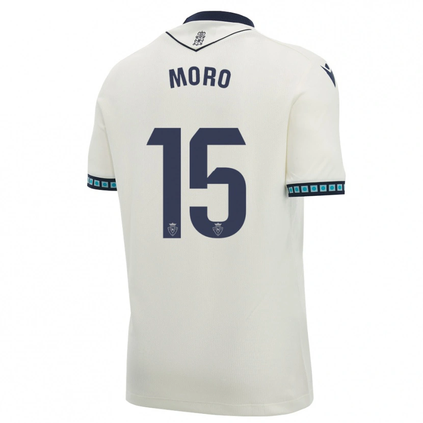 Danxen Homem Camisola Raúl Moro #15 Branco Preto Azul Céu Claro Alternativa 2026/27 Camisa