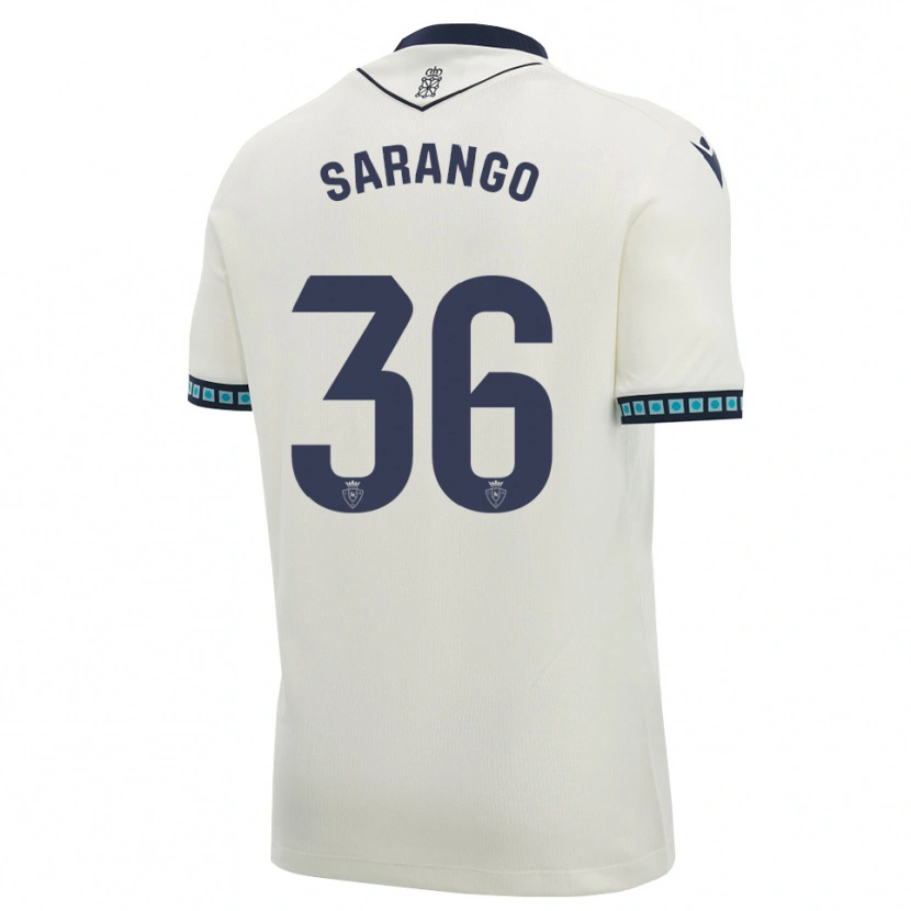 Danxen Homem Camisola Kepa Sarango #36 Branco Preto Azul Céu Claro Alternativa 2026/27 Camisa