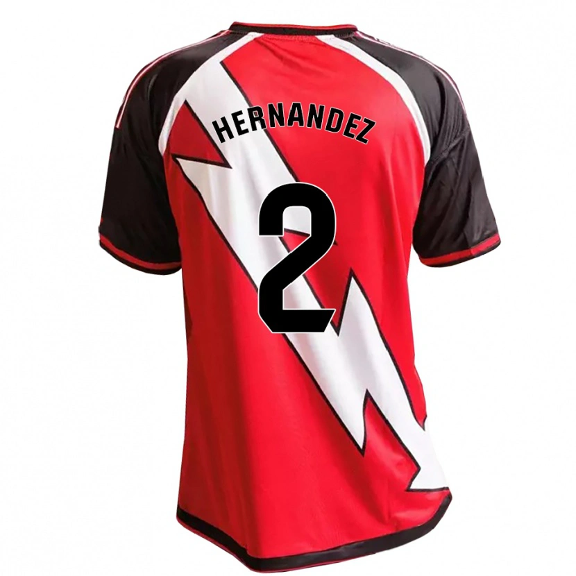 Danxen Homem Camisola Marco Hernández #2 Vermelho Preto Branco Alternativa 2026/27 Camisa