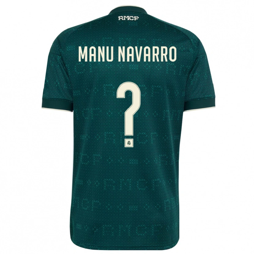 Danxen Homem Camisola Manu Navarro #0 Cinza Ardósia Escuro Branco Alternativa 2026/27 Camisa